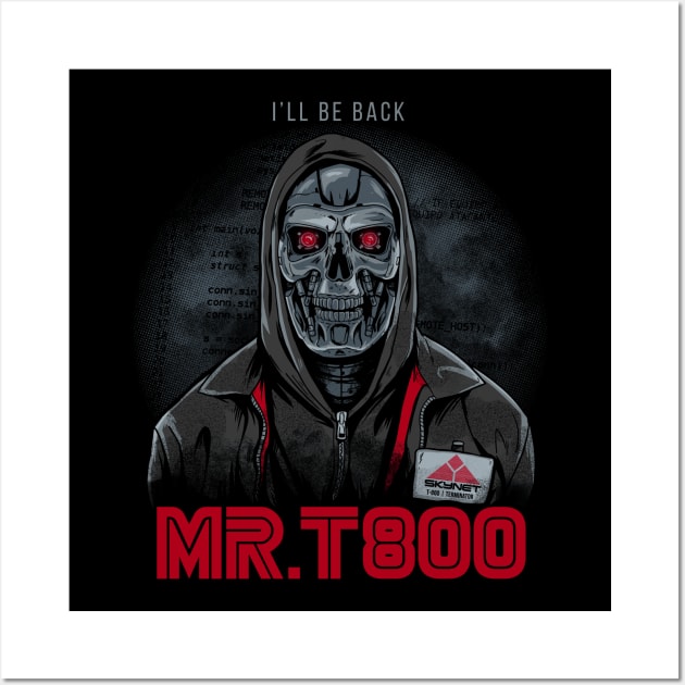 Mr. T800 Wall Art by RedBug01